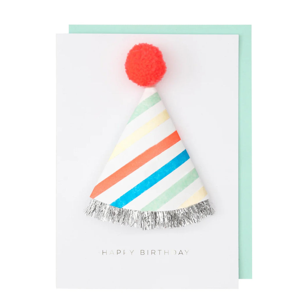 Birthday Hat Card by Meri Meri