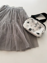 Load image into Gallery viewer, MIDI TULLE SKIRT • gray skies (flash)