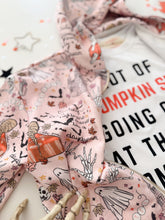 Load image into Gallery viewer, A LOT OF PUMPKIN SPICE • sequin sleeve tee (women + kids)