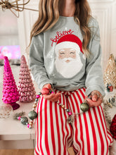 Load image into Gallery viewer, SANTA • color block pullover (women + kids)