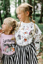 Load image into Gallery viewer, HALLOWEEN STRIPES • twirl skirt (babies, kids + youth)