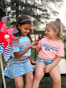 AMERICAN GIRL • kids heavyweight tee