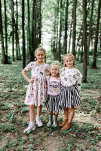 Load image into Gallery viewer, HALLOWEEN STRIPES • twirl skirt (babies, kids + youth)