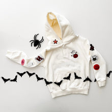 Load image into Gallery viewer, MOST SPOOKY • embroidered pullover hoodie (kids + youth)