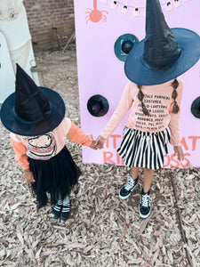 BEETLEJUICE STRIPES • twirl skirt (babies, kids + youth)