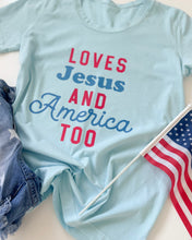 Load image into Gallery viewer, LOVES JESUS • women's heavyweight tee
