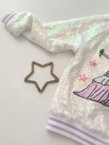 SPEAK NOW • sequin bomber jacket (SALE)
