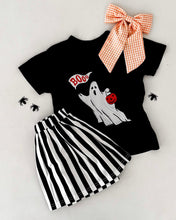 Load image into Gallery viewer, HALLOWEEN STRIPES • twirl skirt (babies, kids + youth)