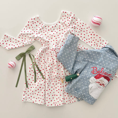 HOLIDAY SPRINKLE • twirl dress
