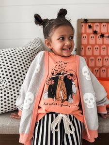GHOSTLY SCENE • kids heavyweight tee (orange starburst) SALE