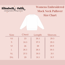 Load image into Gallery viewer, MILK &amp; COOKIE CO • embroidered mock neck (women's)