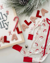 Load image into Gallery viewer, HEY SANTA • pajamas (baby, kids, youth) PINK