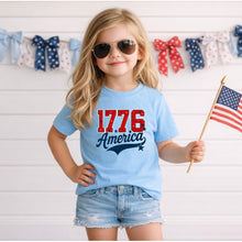 Load image into Gallery viewer, 1776 • kids heavyweight tee (blue or white)