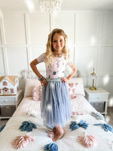 Load image into Gallery viewer, MIDI TULLE SKIRT • gray skies (flash)