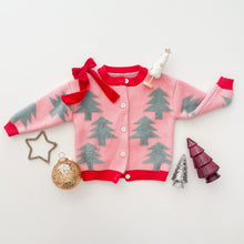 Load image into Gallery viewer, CHRISTMAS TREE • fuzzy cardigan (WOMEN + KIDS)