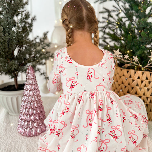 SANTA RIBBON • twirl dress