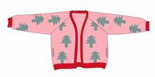 Load image into Gallery viewer, CHRISTMAS TREE • fuzzy cardigan (WOMEN + KIDS)