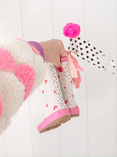 Load image into Gallery viewer, CONFETTI HEARTS • rain boots