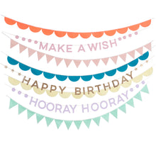 Load image into Gallery viewer, Rainbow Birthday Garlands by Meri Meri