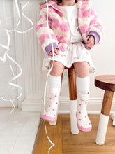 Load image into Gallery viewer, SHERPA HEARTS bomber jacket (women + kids) FLASH