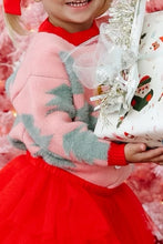 Load image into Gallery viewer, CHRISTMAS TREE • fuzzy cardigan (WOMEN + KIDS)