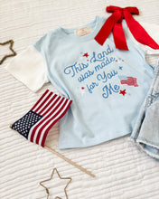 Load image into Gallery viewer, THIS LAND • color block tee (toddler/youth)