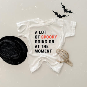 A LOT OF SPOOKY • heavyweight tee (women + kids) SALE