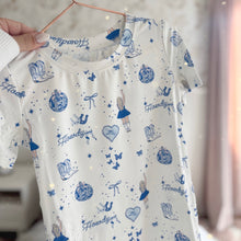 Load image into Gallery viewer, WESTERN• kids bamboo short sleeve pjs (two-piece) (SALE)