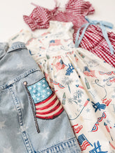 Load image into Gallery viewer, AMERICAN SUMMER • kids twirl dress (flash)