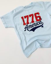 Load image into Gallery viewer, 1776 • women's heavyweight tee (blue or white)
