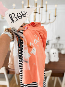THE SPOOKY CLUB • tee (women + kids) pumpkin spice