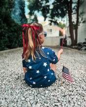 Load image into Gallery viewer, NAVY STARS • kids shorts set