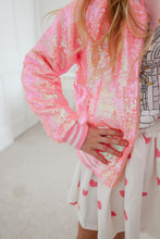 Load image into Gallery viewer, LOVE STORY• pullover (women + kids) PINK (SALE)