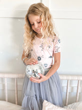 Load image into Gallery viewer, MIDI TULLE SKIRT • gray skies (flash)