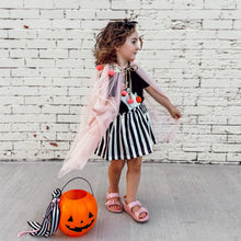 Load image into Gallery viewer, HALLOWEEN STRIPES • twirl skirt (babies, kids + youth)