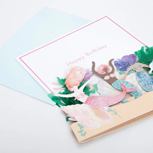 Mermaids Birthday Card by Meri Meri