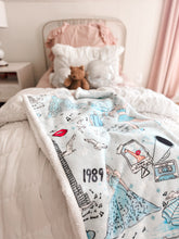 Load image into Gallery viewer, welcome to new york  • sherpa throw blanket (SALE)