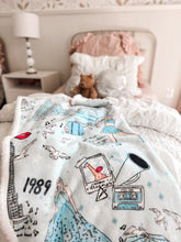 Load image into Gallery viewer, welcome to new york  • sherpa throw blanket (SALE)
