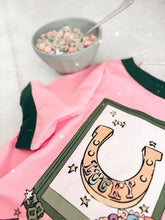 Load image into Gallery viewer, LUCKY • pullover (women + kids) PINK (flash)