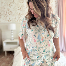 Load image into Gallery viewer, DEBUT • women&#39;s short sleeve button down pj set (two-piece) (EXTRAS ADDED)