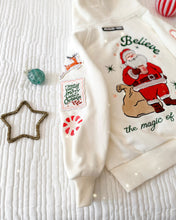 Load image into Gallery viewer, SANTA BELIEVE • embroidered hoodie (kids + youth)