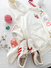 Load image into Gallery viewer, SANTA BELIEVE • embroidered hoodie (kids + youth)