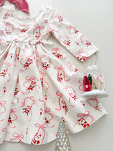 Load image into Gallery viewer, SANTA RIBBON • twirl dress