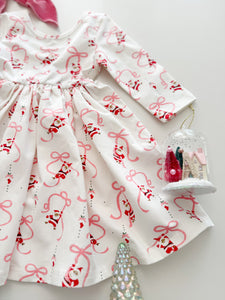 SANTA RIBBON • twirl dress