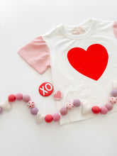 Load image into Gallery viewer, GINGHAM HEART • kids tee