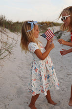 Load image into Gallery viewer, AMERICAN SUMMER • kids twirl dress (flash)