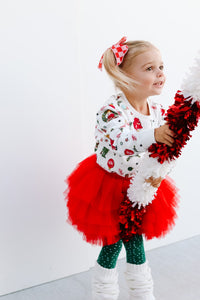 LAYERED TUTU (berry red) (flash)