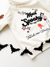 Load image into Gallery viewer, MOST SPOOKY • embroidered pullover hoodie (kids + youth)