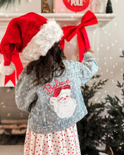Load image into Gallery viewer, SEQUIN SANTA • kids denim jacket