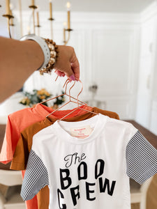THE SPOOKY CLUB • tee (women + kids) pumpkin spice